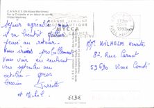 CPM Cannes Alpes Maritimes Sur la Croisette et en debut de soiree l'Hotel Martinez 