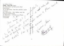 CPM Toulon Var Au Mourillon le Port et le Fort Saint Louis 