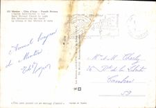 CPM Menton Cote d'Azur French Riviera L'Eglise Saint Michel la nuit Le festival de musique