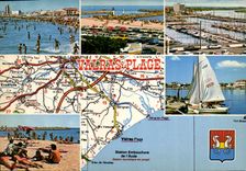 CPM En Parcourant La Cote Mediterraneenne Valras Plage Herault 