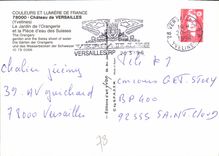 CPM Chateau de Versailles Yvelines Le Jardin de l'Orangerie 