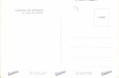 CPM Chateau de Versailles La cour de marbre 