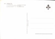 CPM Versailles Le Parterre Sud La Galerie des Glaces 