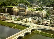 CPM Le Chateau d'Amboise I et L et le pont sur la Loire 