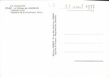 CPM En Touraine Le Chateau de Langeais Indre et Loire 