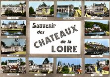 CPM Souvenir des Chateaux de la Loire 