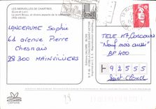 CPM Chartres Eure et Loir Le pont Boujou et divers aspects de la cathedrale 