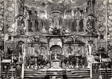 CPM Cathedrale Orthodoxe Russe de Nice Iconostase et Autel decores pour Paques 