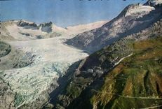 CPM Rhonegletscher mit Furkastrasse und Galenstock 