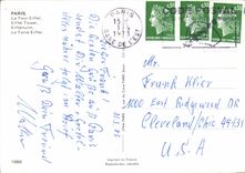 CPM Paris La Tour Eiffel 