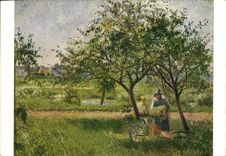 CPM Camille Pissaro La brouette 