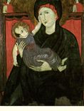 CPM Vierge a l'Enfant Maitre della Maddalena 