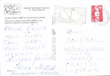 CPM Le Mont Blanc L'Aiguille du Midi 