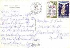 CPM Paris La Tour Eiffel 