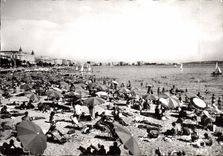 CPM Cannes AM Vue d'ensemble des Plages 