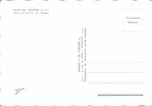 CPM Cannes AM Vue d'ensemble des Plages 