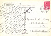 CPM Saint Paul Cote d'Azur French Riviera Montee vers l'Eglise