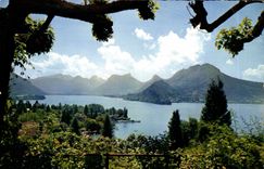 CPM Lac d'Annecy La Baie de Talloires et la Presqu'ile de Duingt 