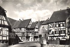 CPM Kayserberg Ht Thin Le Pont fortifee La Maison Alsacienne 