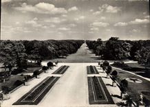 CPM Compiegne Le Parc L'Allee des Beaux Morts 