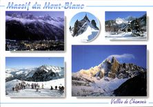 CPM Massif du Mont Blanc Vallee de Chamonix 