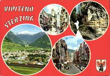 CPM Vipitena Sterzing Motivo Mativ Cascote di Stanghe Gilfenklamm Panorama 