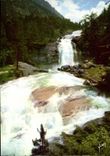 CPM Les Pyrenees Cauterets Hautes Pyrenees la cascade du Pont d'Espagne 
