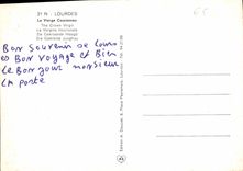 CPM Lourdes la Vierge Couronnee 