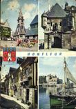 CPM En Normandie Honfleur Calvados l'eglise Ste Catherine la Lieutenance une Vieille rue le vieux Ba