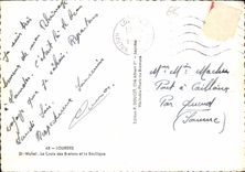 CPM Lourdes St Michel la Croix des Bretons et la Basilique 