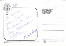 CPM Lourdes Souvenir 