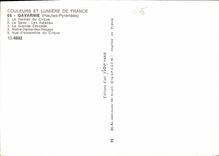 CPM Gavarnie Hautes Pyrenees le sentier du Cirque le Gave les Astazou la Grande cascade Notre Dame d