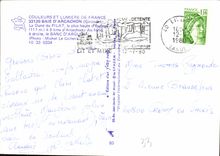 CPM Baie d'Arcachon Gironde la dune du Pilat la plus haute d'Europe au fond a droite le Banc d'Argui