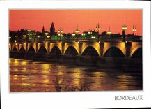 CPM Bordeaux Gironde le Pont Napoleon dit Pont de Pierre 
