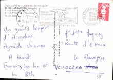 CPM Arcachon Gironde le Front de Mer la Plage Regates