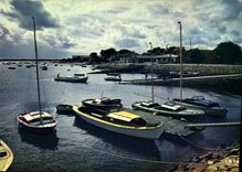 CPM La Baie d'Arcachon au crepuscule 