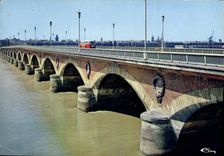 CPM Bordeaux gironde le Pont de Pierre ou Pont Napoleon 