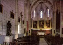 CPM Balaruc les Bains Herault Interieur de l'eglise et Notre Dame des Eaux 