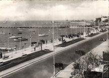 CPM Arcachon Gironde le Nouveau Boulevard Promenade et les Jetees Automobile