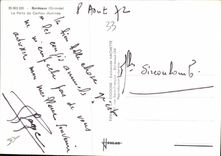 CPM Bordeaux Gironde la Porte de Callhau Illuminee 