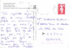 CPM Les Saisies Station Olympique le Mont Blanc exclusivite Maison de la Presse les Saisies 