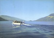 CPM Aix les Bains Promenade sur le Lac du Bourget Bateau