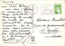 CPM Brides les Bains Savoie Tennis Piscine