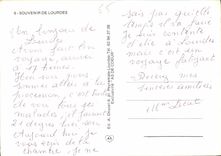 CPM Souvenir de Lourdes 