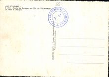 CPM Les Pyrenees route de Boreges au Col du Tourmalet le Fer a Cheval 