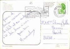 CPM Lourdes la Basilique l'Apparition 