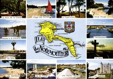 CPM Ile de Noirmoutier Vendee Le bois de la Chaize peche a le crevette L'Herbaudiere L'anse rouge La