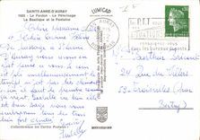 CPM Saint Anne d'Auray le Pardon le Pelerinage la basilique et la Fontaine 