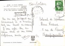CPM Au Pays Landais un frais Soleil penetre en l'epaisseur des bois Toute chose etincelle et la jeun