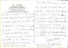 CPM Lourdes la Basilique Illuminee et la Procession aux Flambeaux 